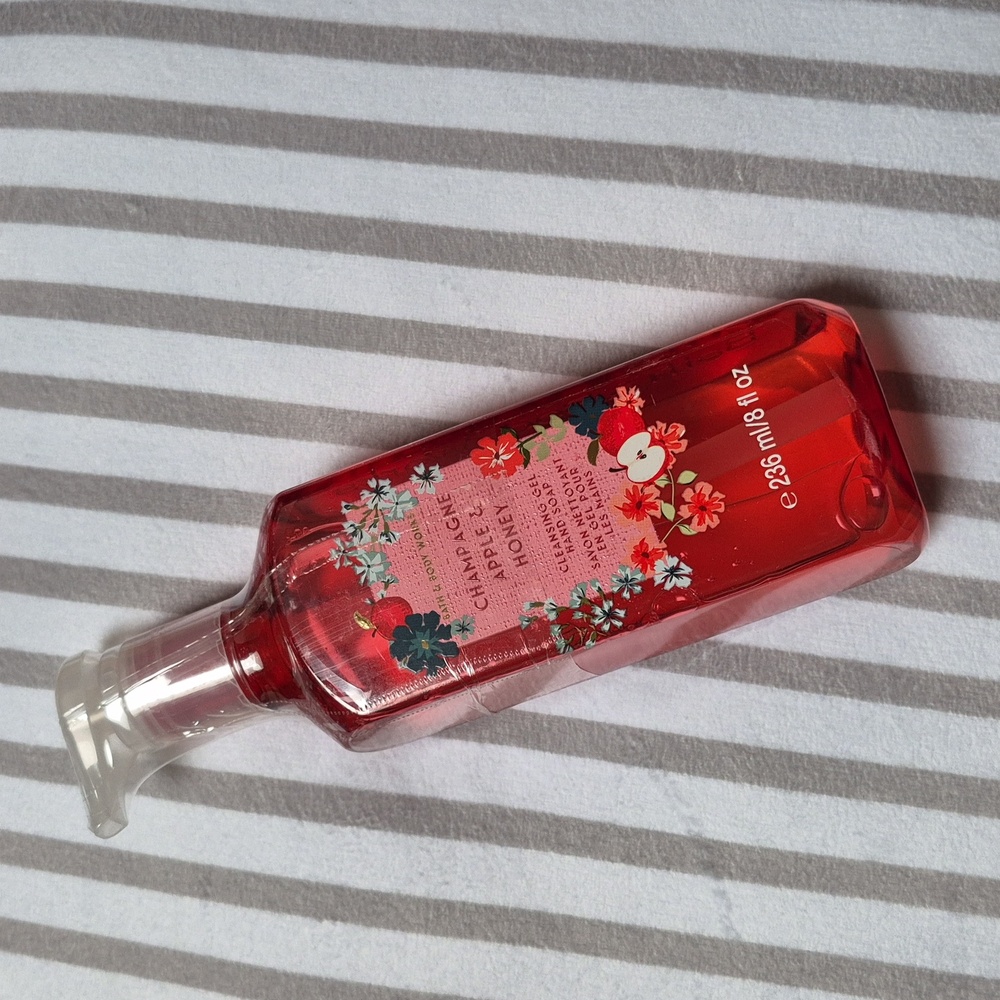 Champagne Apple & Honey Gel Hand Soap From Bath & Body Works, New & Sealed!